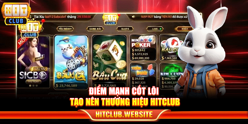 Điểm mạnh cốt lõi tạo nên thương hiệu Hitclub